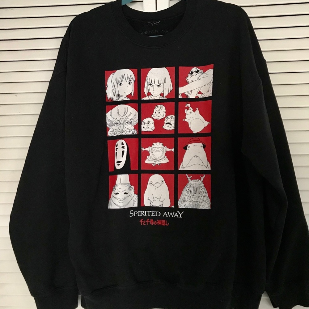 Spirited away black sweater